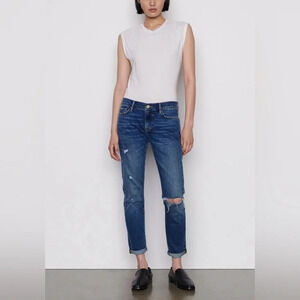 FRAME LE GARÇON EATON high-rise straight fit